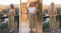 Block Printed Sarongs - Dupaata cream