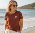 Womens Cotton Tshirt | Ochre