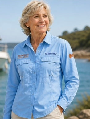 Woman’s Shimano Fishing Shirt | Blue
