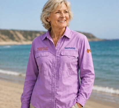 Woman’s Shimano Fishing Shirt | Mauve