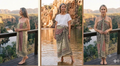 Block Printed Sarongs - Dupaata red