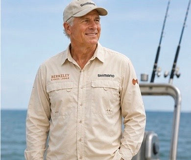 Men's Shimano Fishing Shirts | Beige