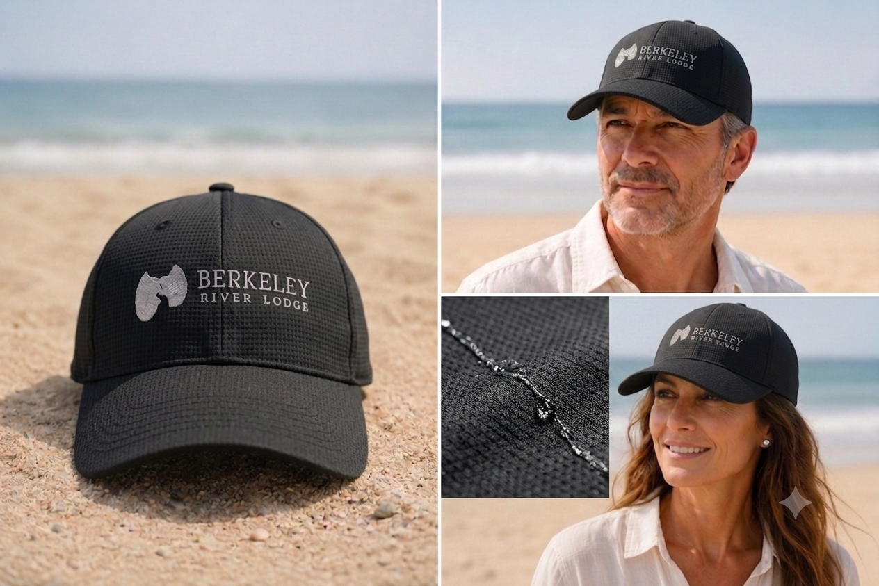 Quick dry cap (black)