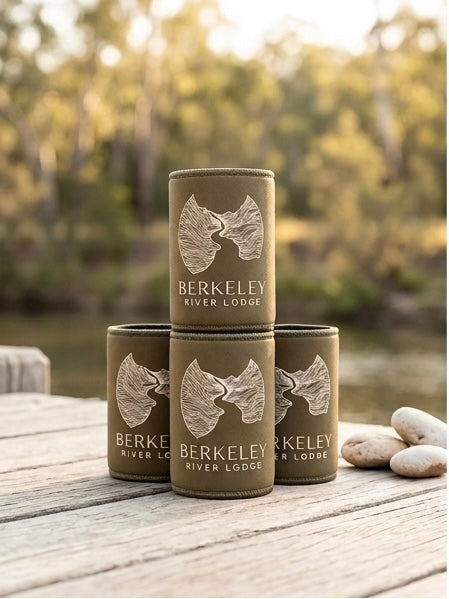 Berkeley River Lodge Stubby Holder / Can Cooler