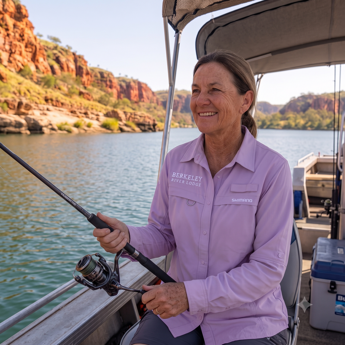Woman’s Shimano Fishing Shirt | Orchid