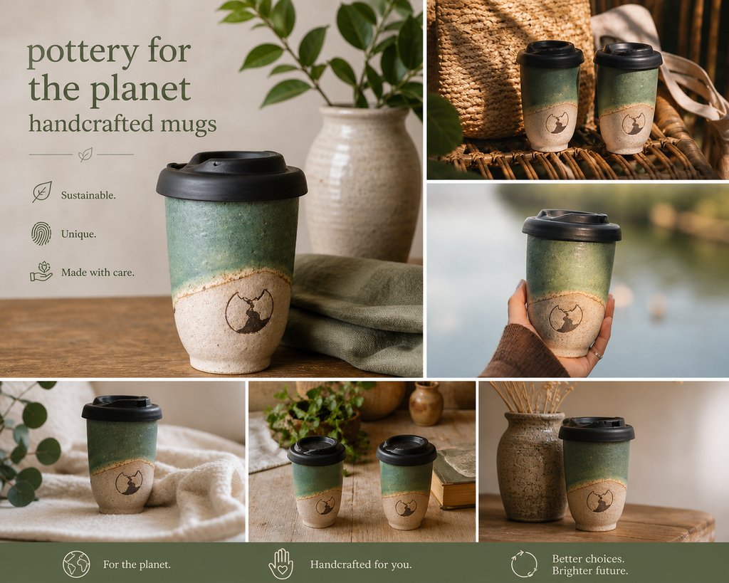 Ceramic Takeaway Coffee Cup