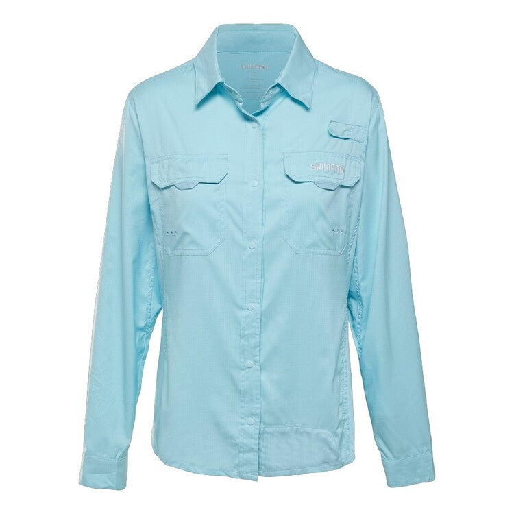 Woman’s Shimano Fishing Shirt | Sky Blue (Aqua)