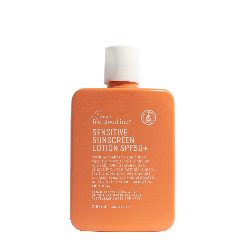 we are feel good inc. | Sensitive Sunscreen Lotion SPF50+ 200ml